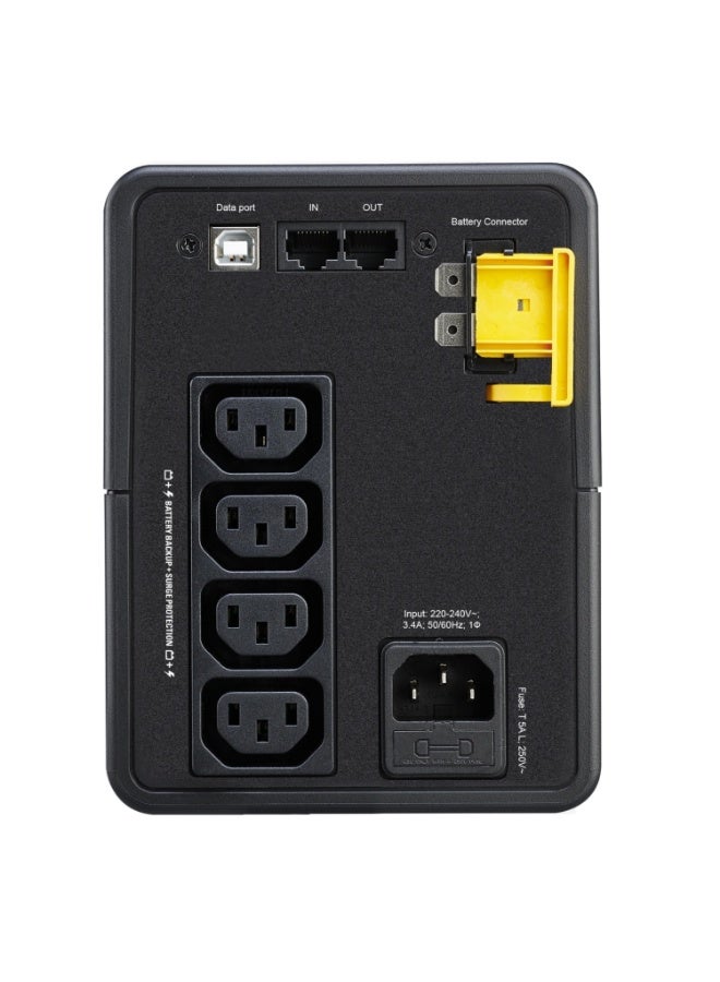 اي بي سي BX950MI | مزوّد طاقة غير منقطع (UPS) من APC طراز Back-UPS بقدرة 950 فولت-أمبير، يعمل على 230 فولت، مزوّد بتنظيم الجهد التلقائي (AVR) ومخارج IEC، مناسب لأجهزة سطح المكتب/البرج - Image 2